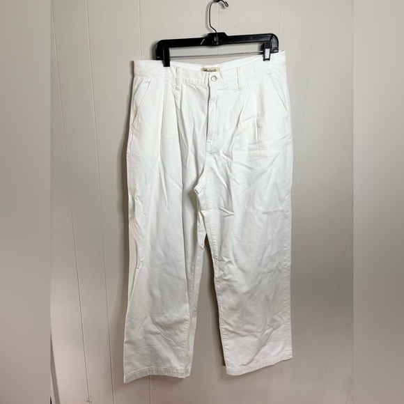 Madewell The Harlow Wide-Leg Jean: Airy Denim Edition baggy straight jeans 32 - Picture 4 of 9